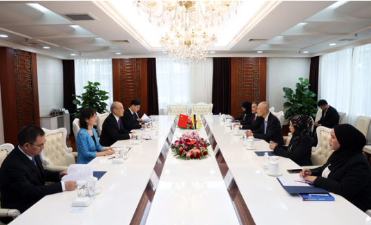 张军会见文莱最高法院首席大法官张惠安2 张军会见文莱最高法院首席大法官张惠安2